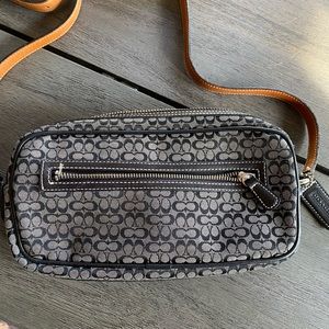 RARE Authentic Vintage Coach Signature Mini C’s crossbody bag